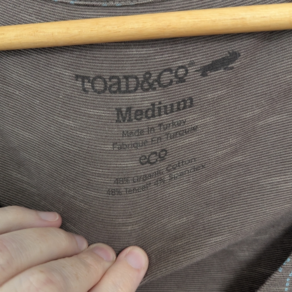 Toad&Co Cue Cafe Wrap Organic‎ Cotton Patterned Dress - Picture 6 of 12